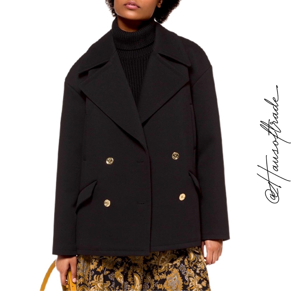 MICHAEL KORS Black Peacoat